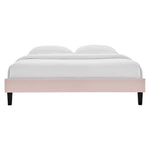Reign Performance Velvet Full Platform Bed Frame by Modway