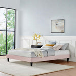 Reign Performance Velvet Full Platform Bed Frame by Modway