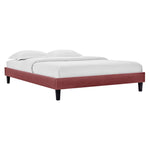 Roxanne Performance Velvet Queen Platform Bed by Modway