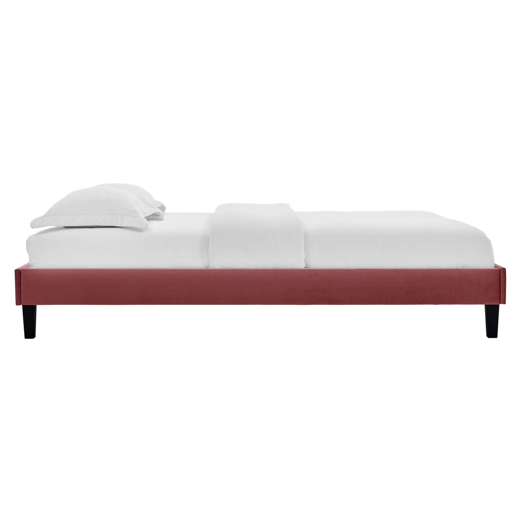 Reign Performance Velvet Queen Platform Bed Frame by Modway