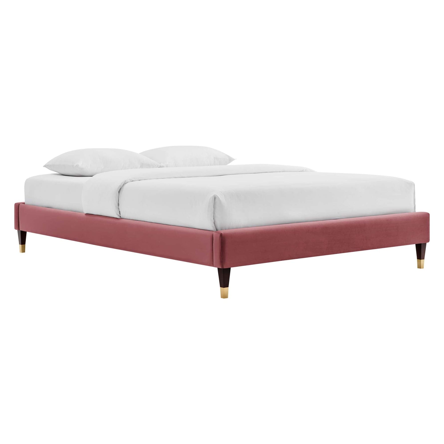 Harlow Performance Velvet King Platform Bed Frame by Modway
