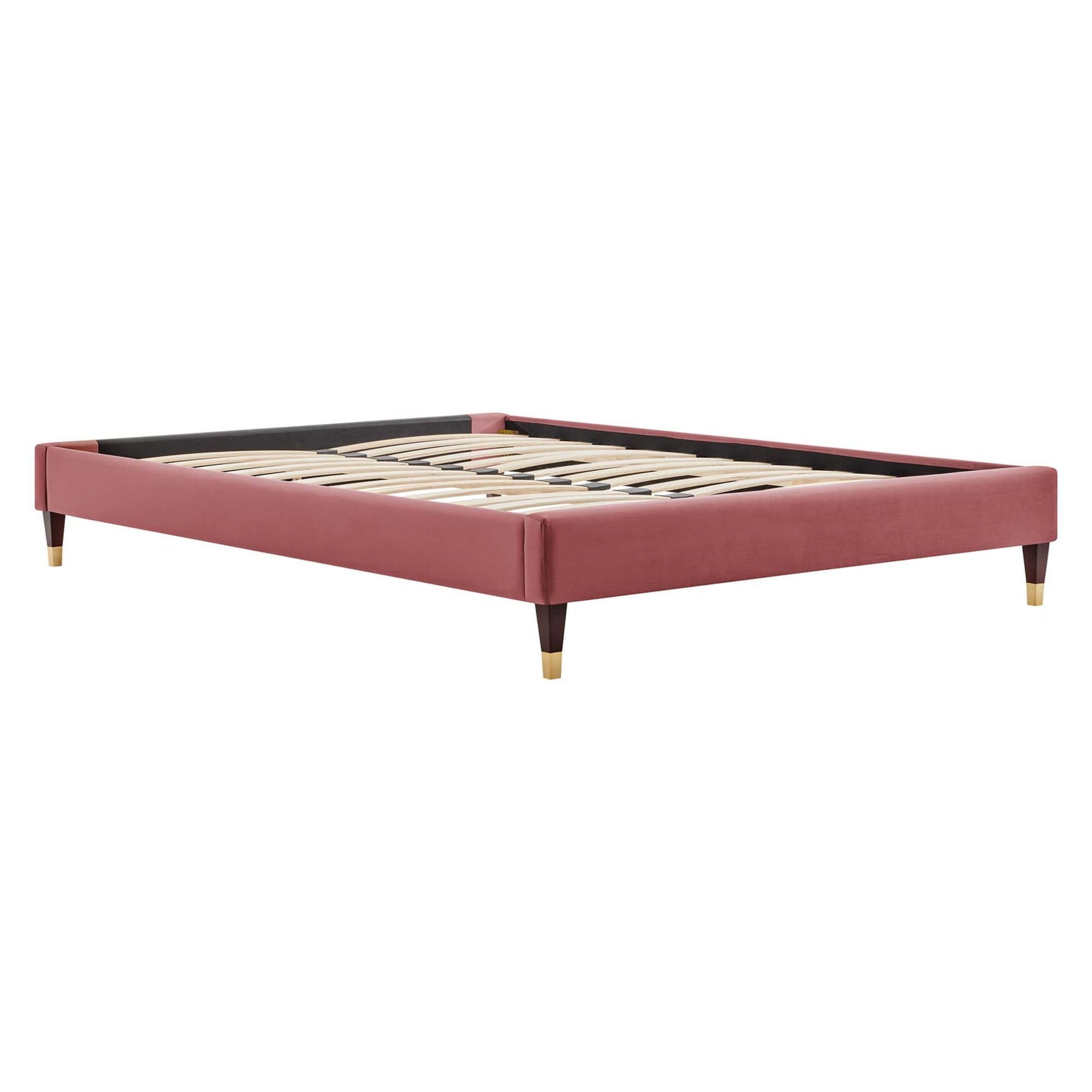 Harlow Performance Velvet King Platform Bed Frame by Modway