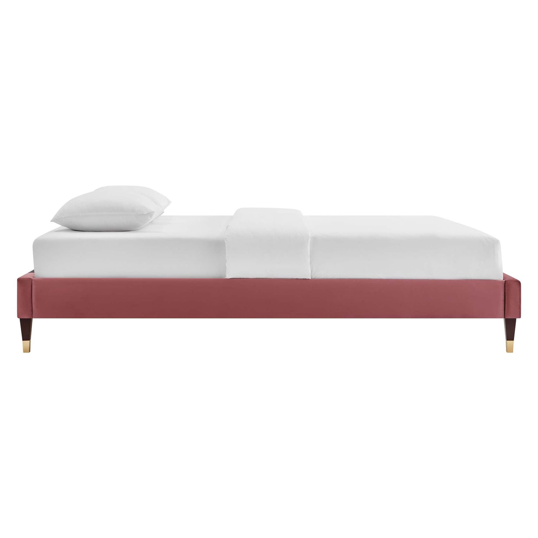 Harlow Performance Velvet King Platform Bed Frame by Modway