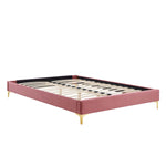 Sutton Performance Velvet Queen Bed Frame by Modway