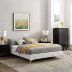 Sutton Performance Velvet Queen Bed Frame by Modway