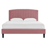 Alessi Performance Velvet Queen Platform Bed by Modway