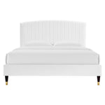 Alessi Performance Velvet Queen Platform Bed by Modway