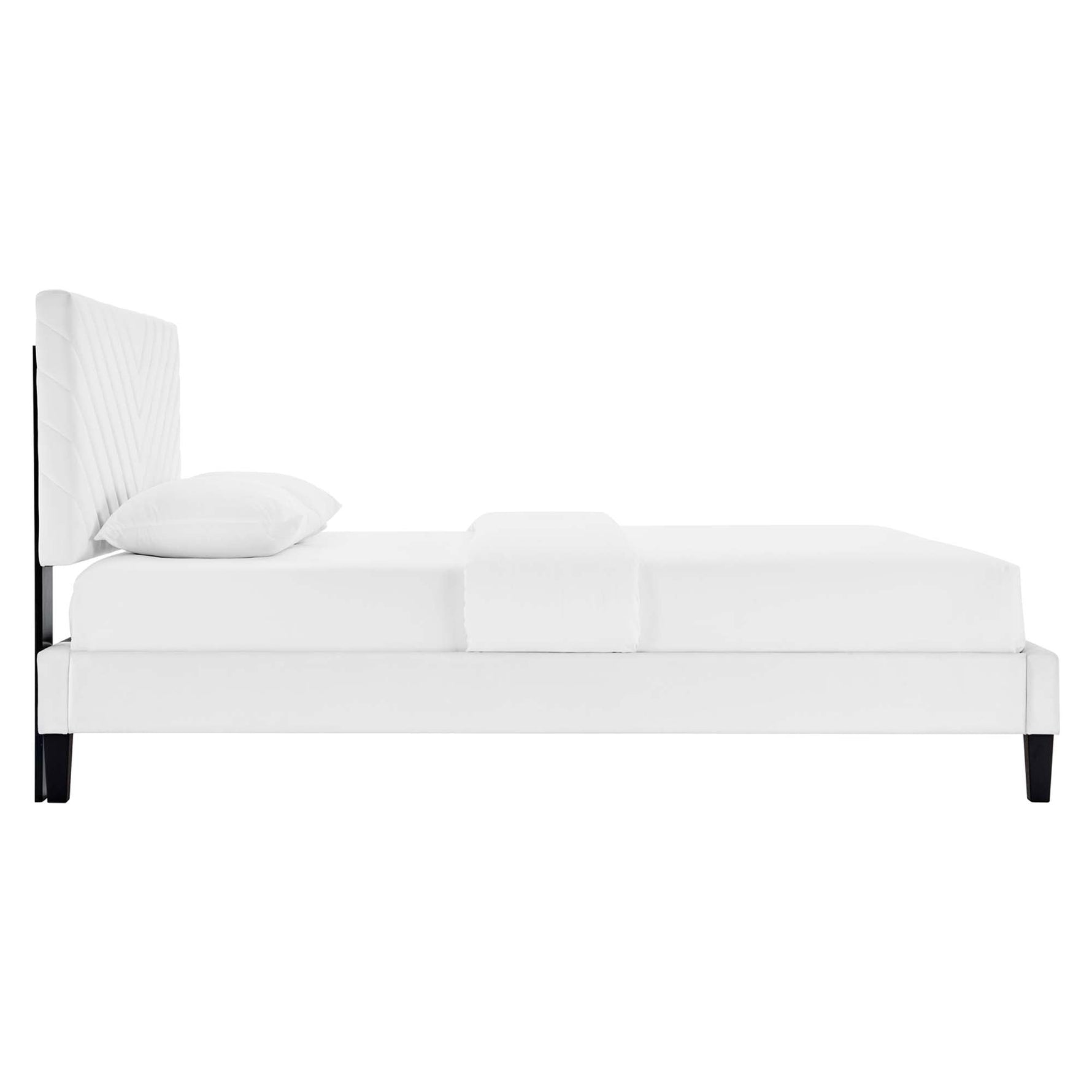Roxanne Performance Velvet Queen Platform Bed by Modway