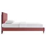 Roxanne Performance Velvet Queen Platform Bed by Modway
