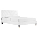 Roxanne Performance Velvet Queen Platform Bed by Modway