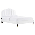 Daisy Performance Velvet Queen Platform Bed by Modway