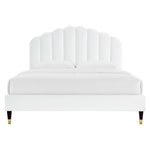 Daisy Performance Velvet Queen Platform Bed by Modway