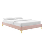 Sutton Performance Velvet Twin Bed Frame by Modway