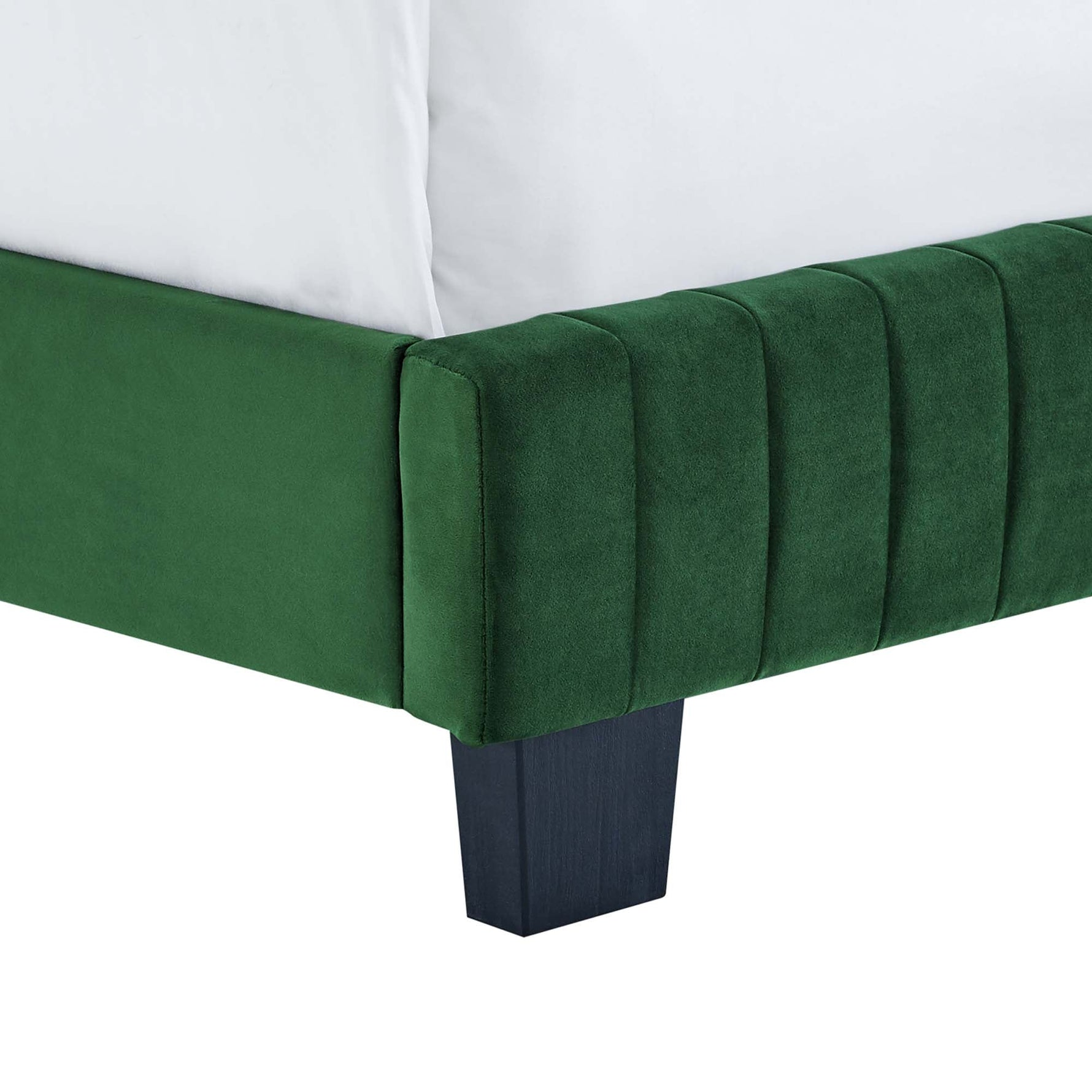 Celine Channel Tufted Performance Velvet Queen Bed by Modway