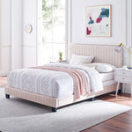 Celine Channel Tufted Performance Velvet Queen Bed by Modway