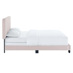 Celine Channel Tufted Performance Velvet Full Bed by Modway