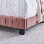 Celine Channel Tufted Performance Velvet Twin Bed by Modway