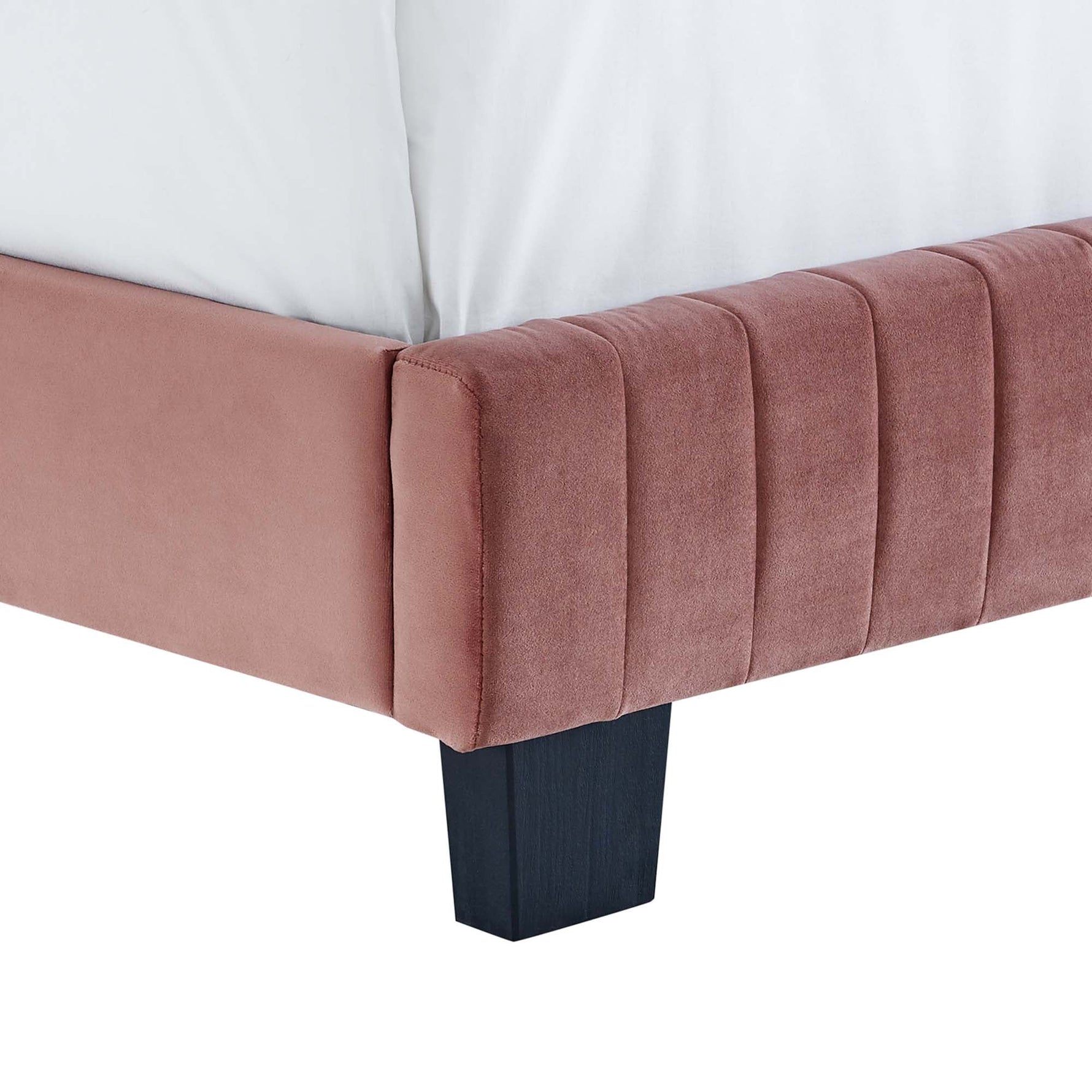 Celine Channel Tufted Performance Velvet Queen Platform Bed by Modway
