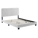 Celine Channel Tufted Performance Velvet Queen Platform Bed by Modway