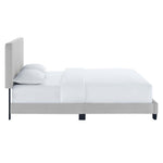 Celine Channel Tufted Performance Velvet Queen Platform Bed by Modway