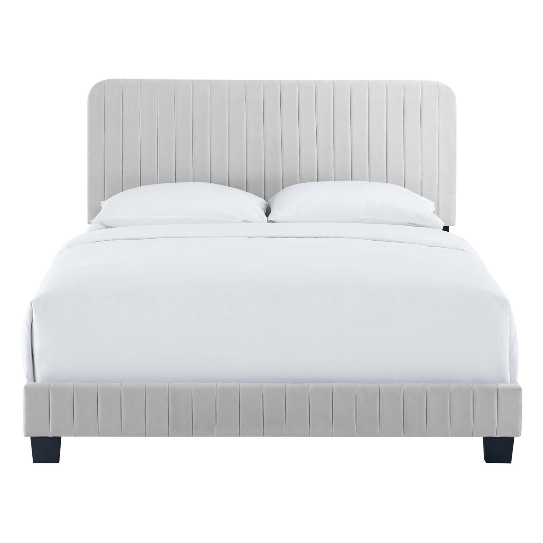 Celine Channel Tufted Performance Velvet Queen Platform Bed by Modway