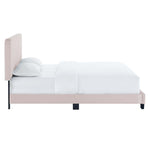 Celine Channel Tufted Performance Velvet Queen Platform Bed by Modway