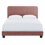 Celine Channel Tufted Performance Velvet Twin Platform Bed by Modway