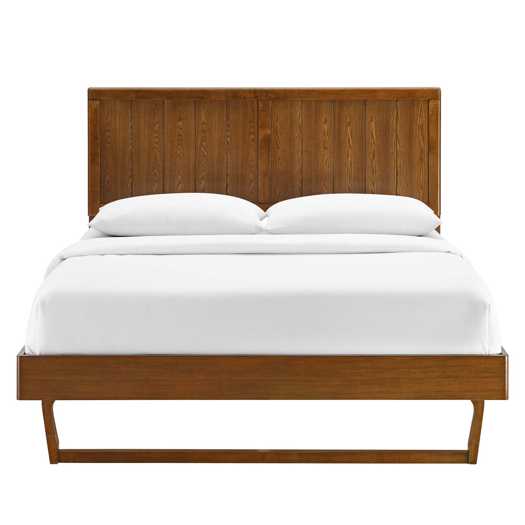Alana Wood Queen Platform Bed with Angular Frame by Modway