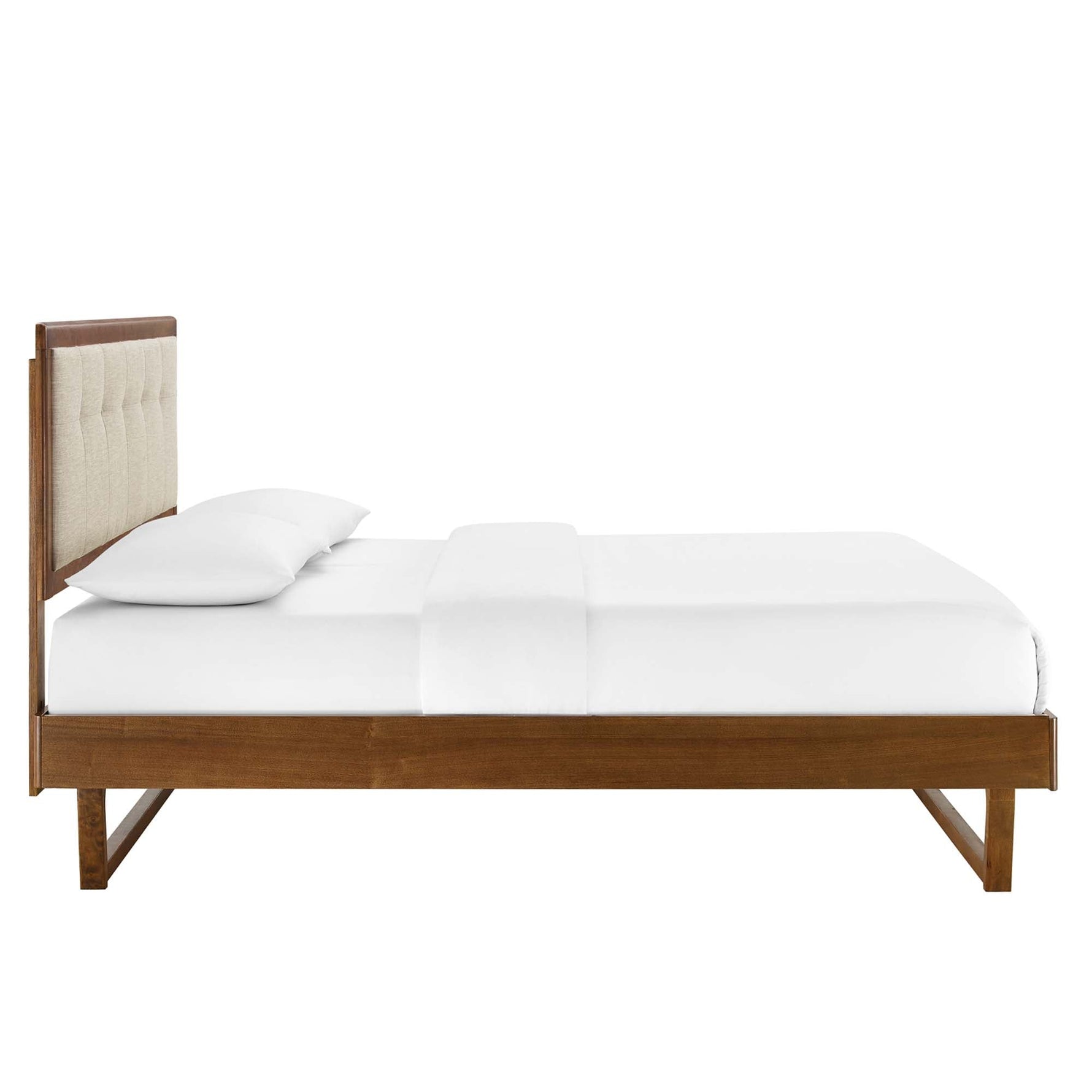 Willow Wood Queen Platform Bed With Angular Frame by Modway