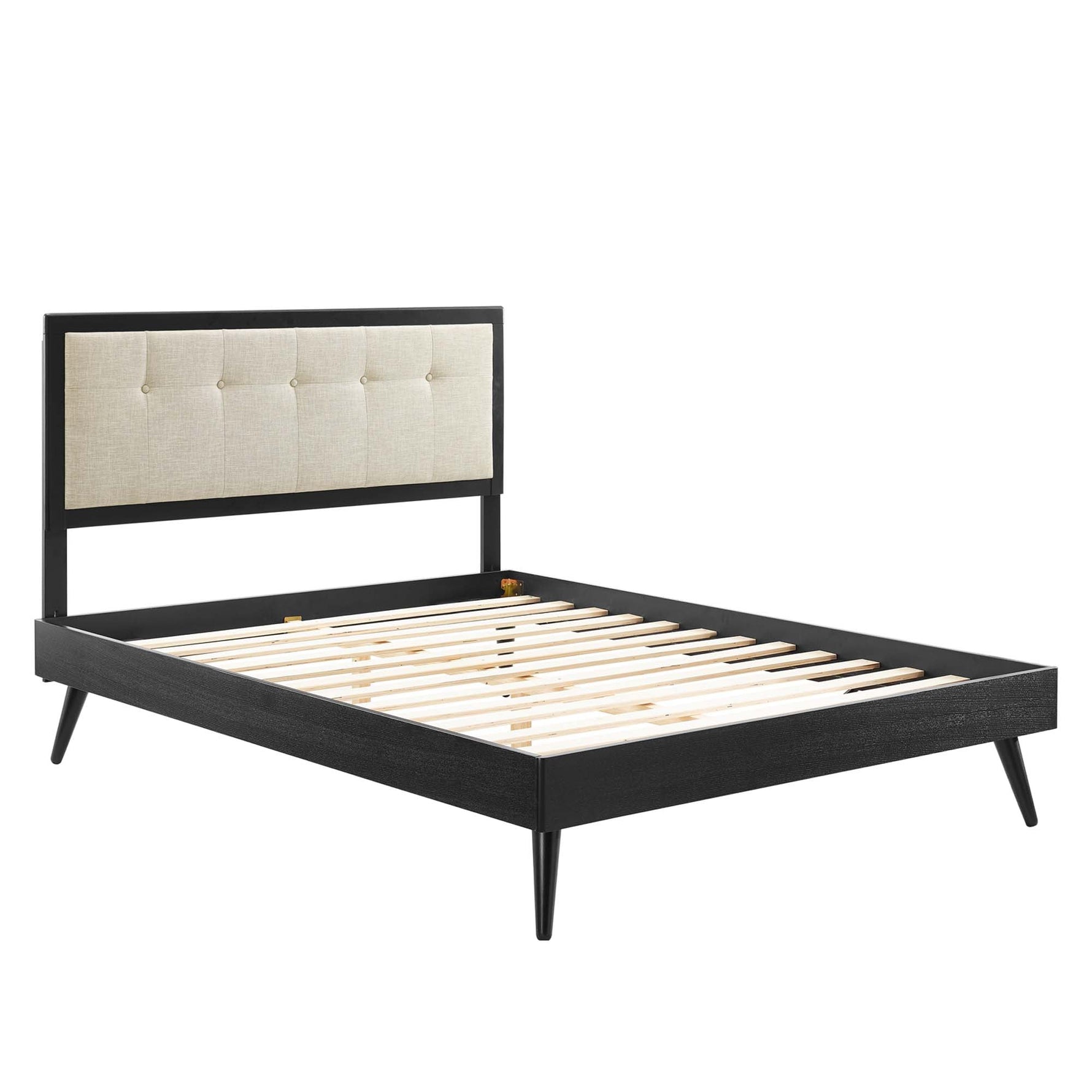 Willow Wood Queen Platform Bed with Splayed Legs by Modway
