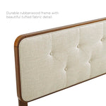 Bridgette Wood Queen Platform Bed with Angular Frame by Modway