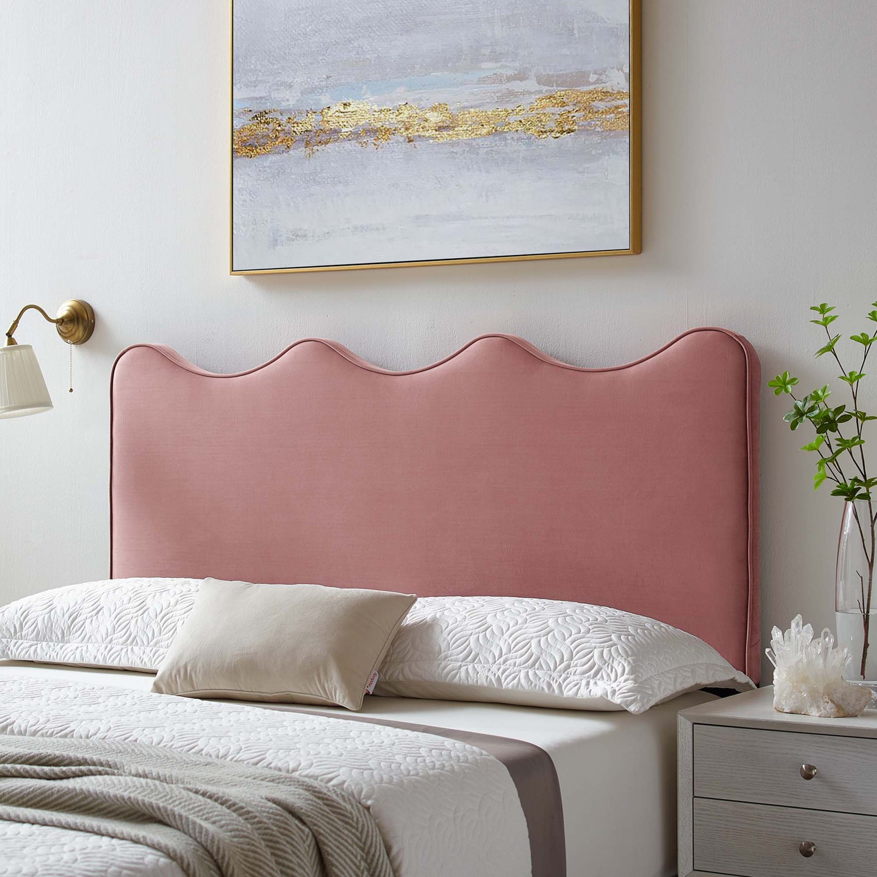 Athena Performance Velvet Twin Headboard by Modway