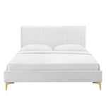 Peyton Performance Velvet Queen Platform Bed by Modway