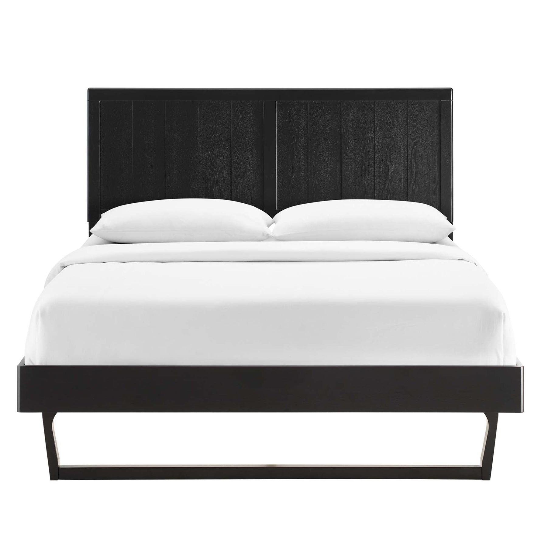 Alana Wood Full Platform Bed with Angular Frame by Modway