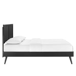 Alana Wood King Platform Bed With Splayed Legs by Modway