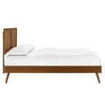 Alana Wood King Platform Bed With Splayed Legs by Modway
