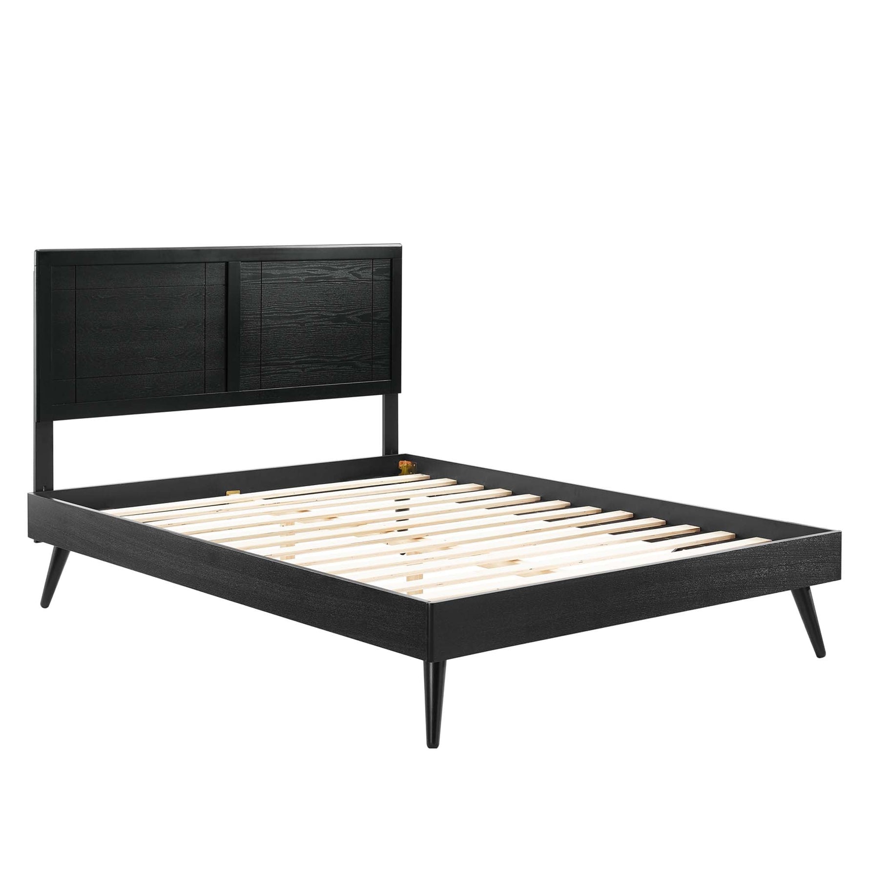 Marlee Wood King Platform Bed with Splayed Legs by Modway