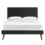 Marlee Wood King Platform Bed with Splayed Legs by Modway
