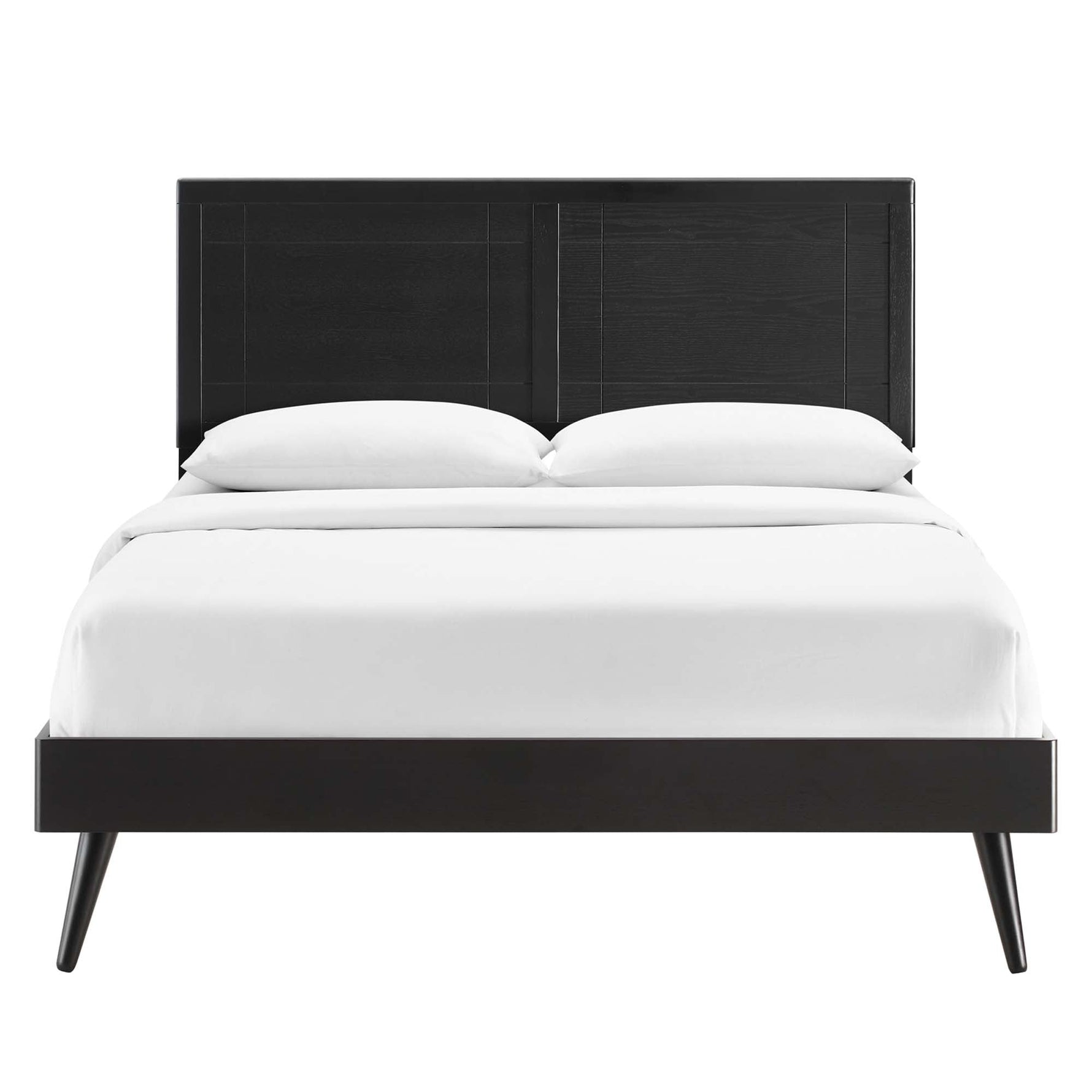 Marlee Wood King Platform Bed with Splayed Legs by Modway