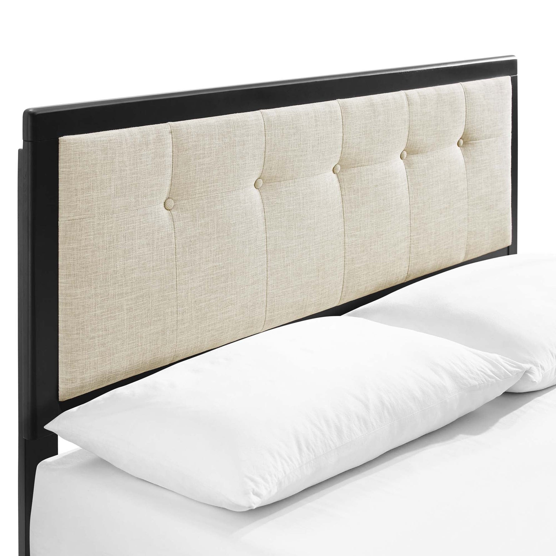 Willow Wood King Platform Bed With Splayed Legs by Modway