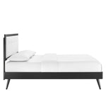 Willow Wood King Platform Bed With Splayed Legs by Modway