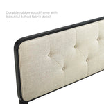 Bridgette Wood Full Platform Bed with Angular Frame by Modway