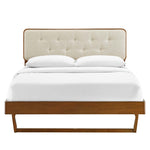 Bridgette Wood Full Platform Bed with Angular Frame by Modway