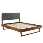 Bridgette Wood Twin Platform Bed With Angular Frame by Modway