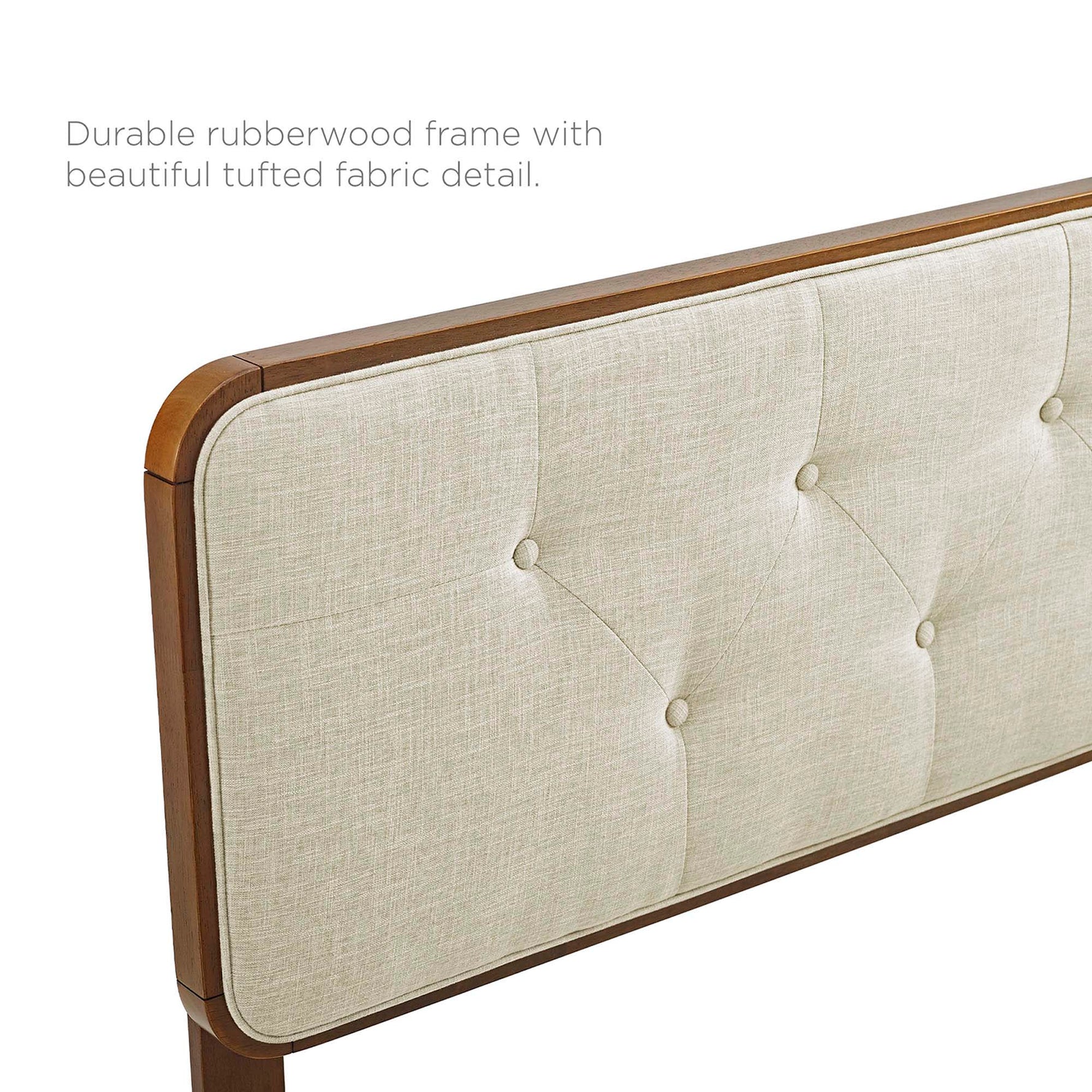 Bridgette Wood King Platform Bed with Splayed Legs by Modway