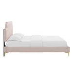 Sienna Performance Velvet Queen Platform Bed by Modway