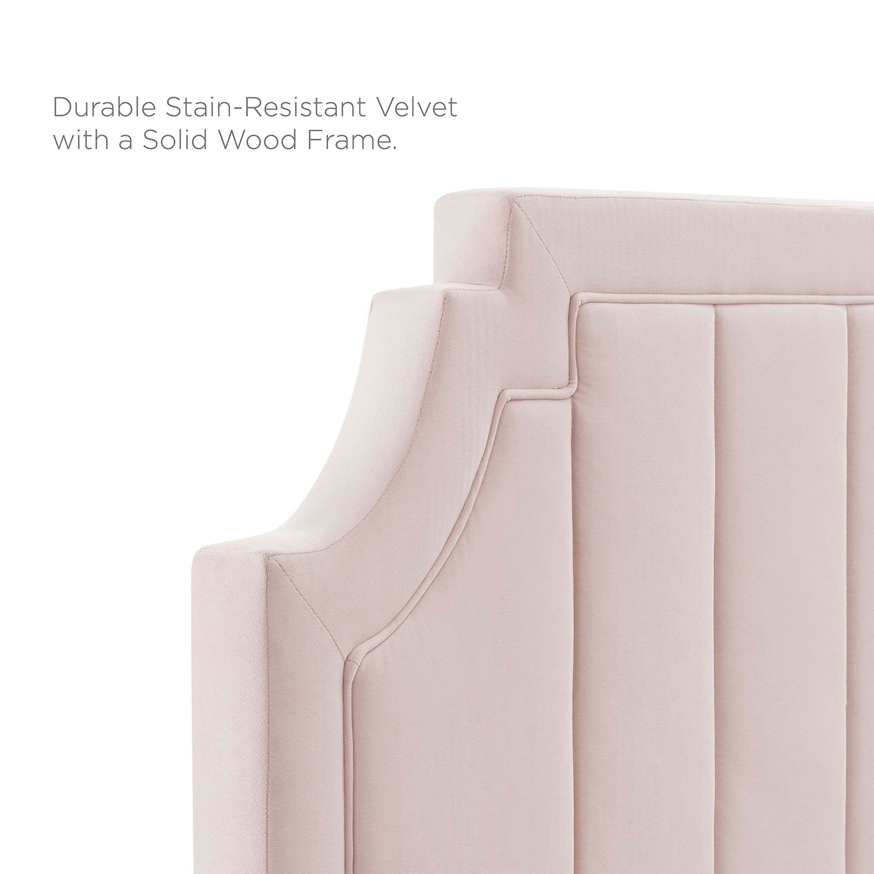 Sienna Performance Velvet Queen Platform Bed by Modway