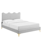 Current Performance Velvet Full Platform Bed by Modway