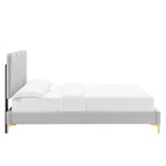 Current Performance Velvet Full Platform Bed by Modway