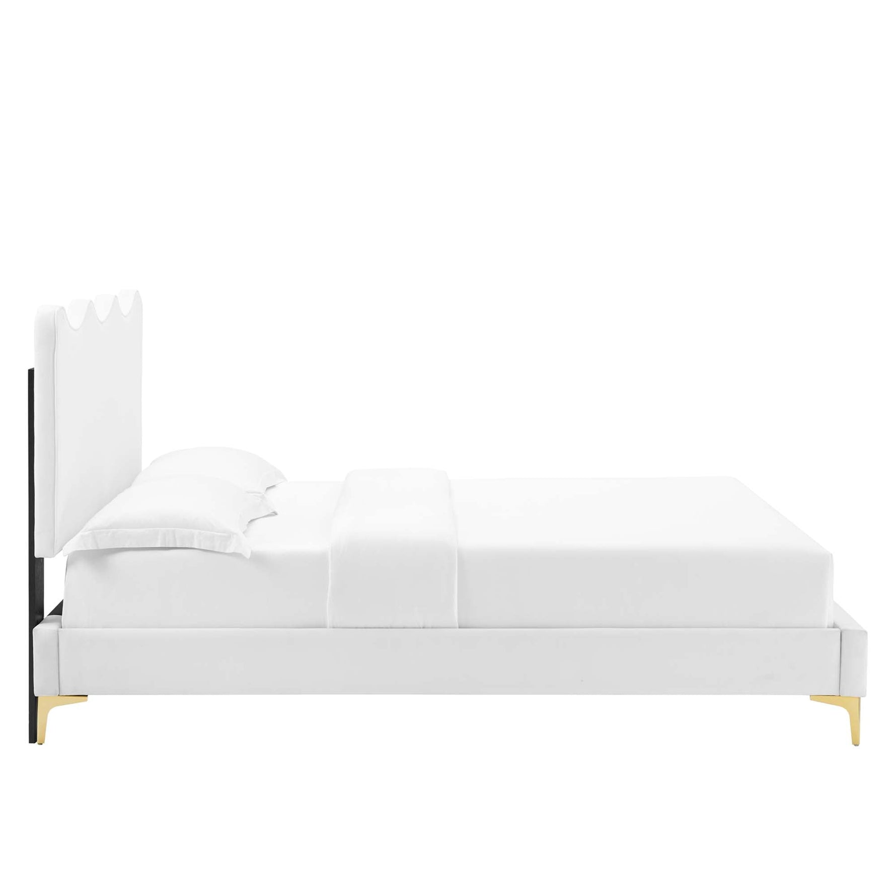 Current Performance Velvet Full Platform Bed by Modway